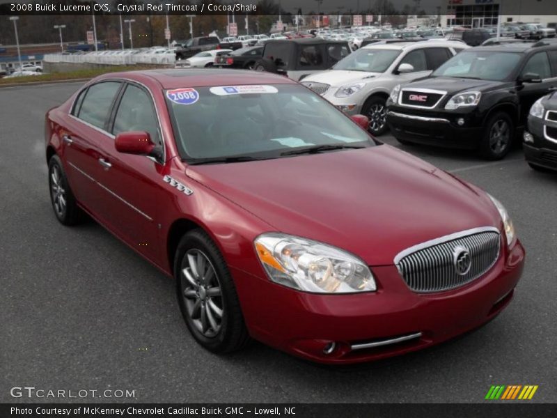 Crystal Red Tintcoat / Cocoa/Shale 2008 Buick Lucerne CXS