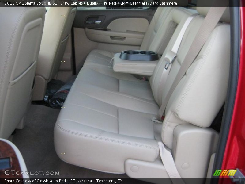 Fire Red / Light Cashmere/Dark Cashmere 2011 GMC Sierra 3500HD SLT Crew Cab 4x4 Dually