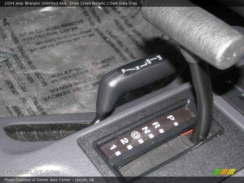 Shale Green Metallic / Dark Slate Gray 2004 Jeep Wrangler Unlimited 4x4