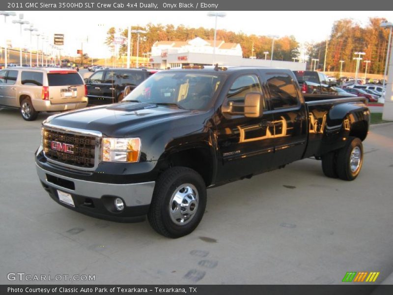  2011 Sierra 3500HD SLT Crew Cab 4x4 Dually Onyx Black