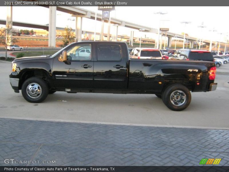 Onyx Black / Ebony 2011 GMC Sierra 3500HD SLT Crew Cab 4x4 Dually