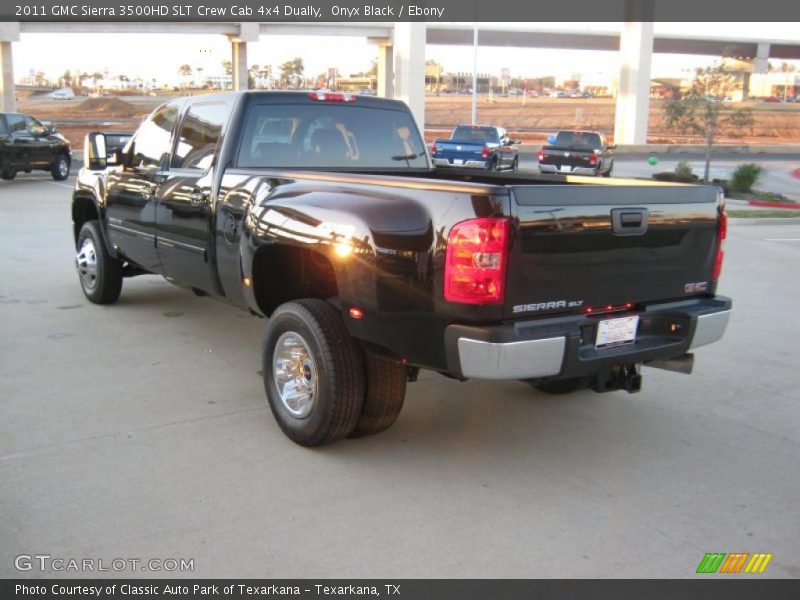  2011 Sierra 3500HD SLT Crew Cab 4x4 Dually Onyx Black