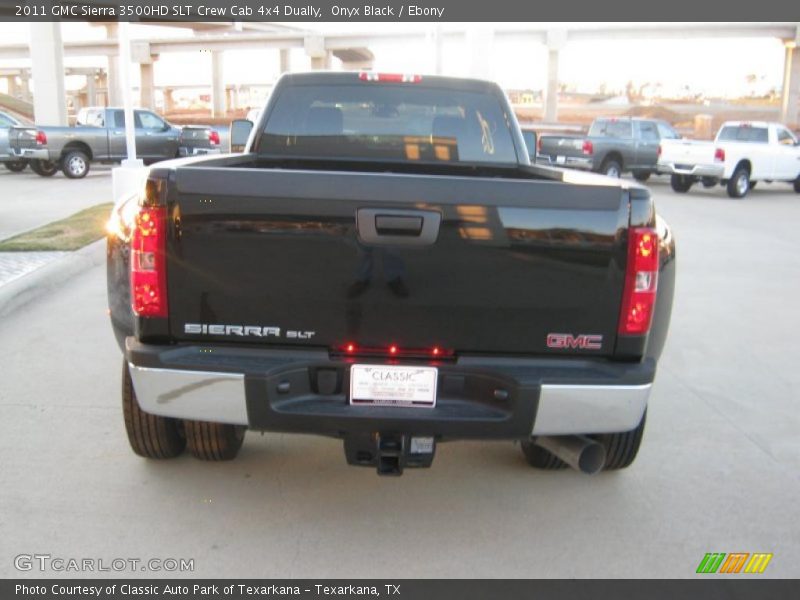 Onyx Black / Ebony 2011 GMC Sierra 3500HD SLT Crew Cab 4x4 Dually