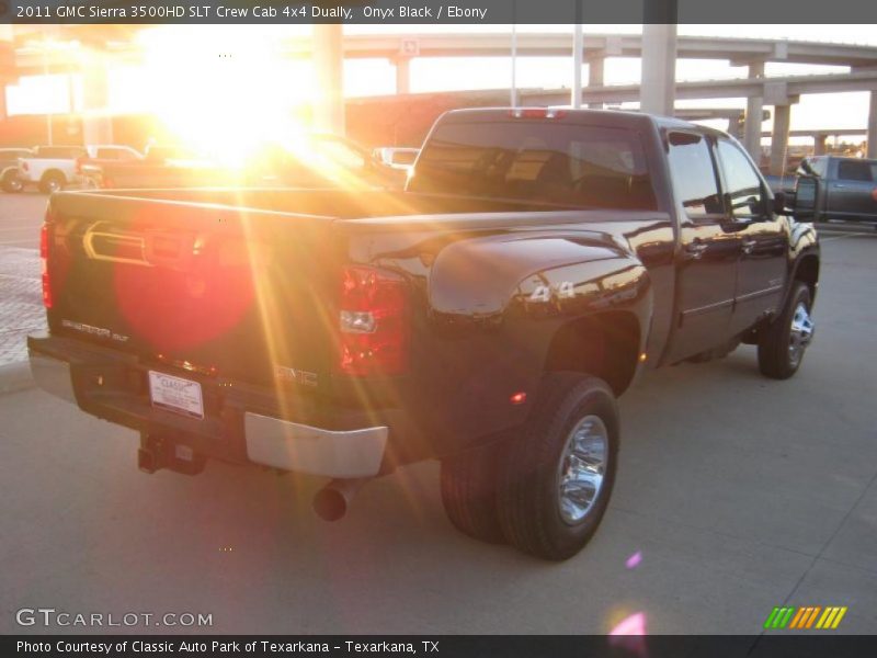 Onyx Black / Ebony 2011 GMC Sierra 3500HD SLT Crew Cab 4x4 Dually