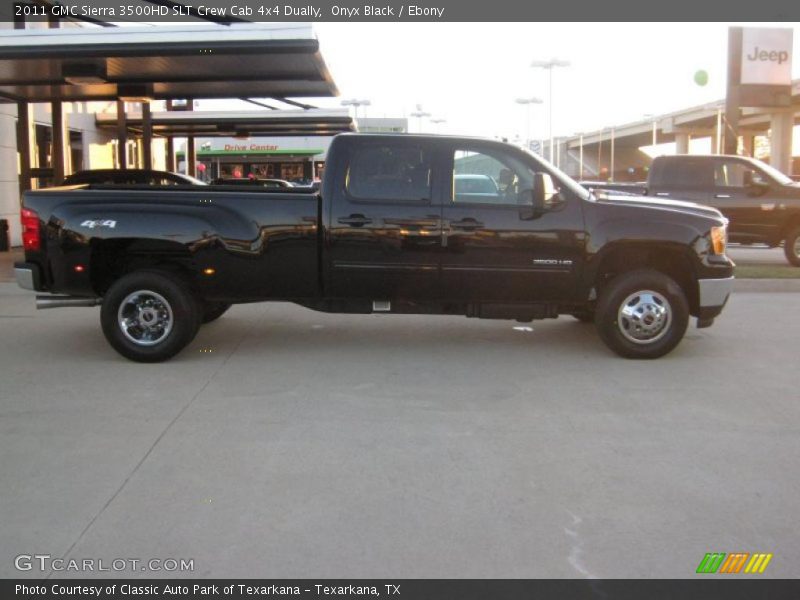 Onyx Black / Ebony 2011 GMC Sierra 3500HD SLT Crew Cab 4x4 Dually