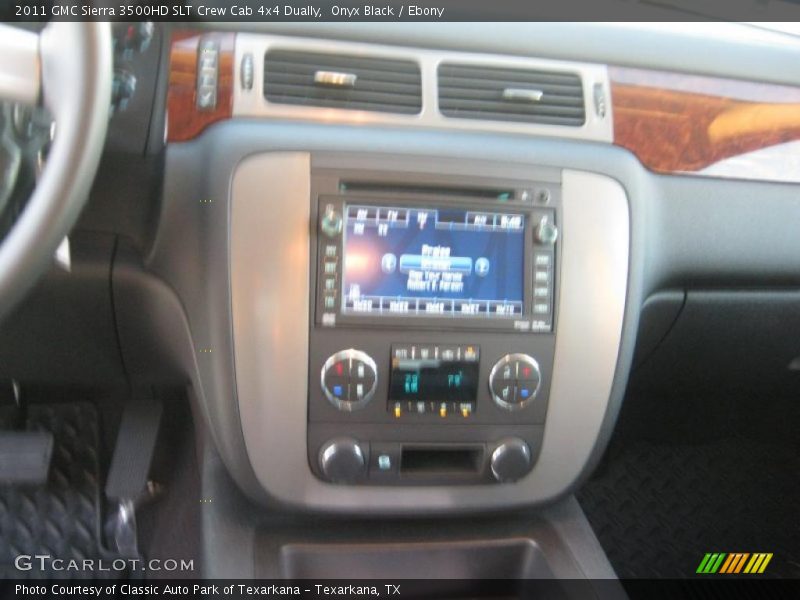 Onyx Black / Ebony 2011 GMC Sierra 3500HD SLT Crew Cab 4x4 Dually