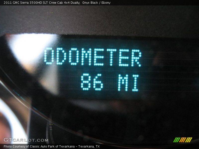 Onyx Black / Ebony 2011 GMC Sierra 3500HD SLT Crew Cab 4x4 Dually