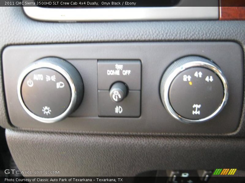 Controls of 2011 Sierra 3500HD SLT Crew Cab 4x4 Dually