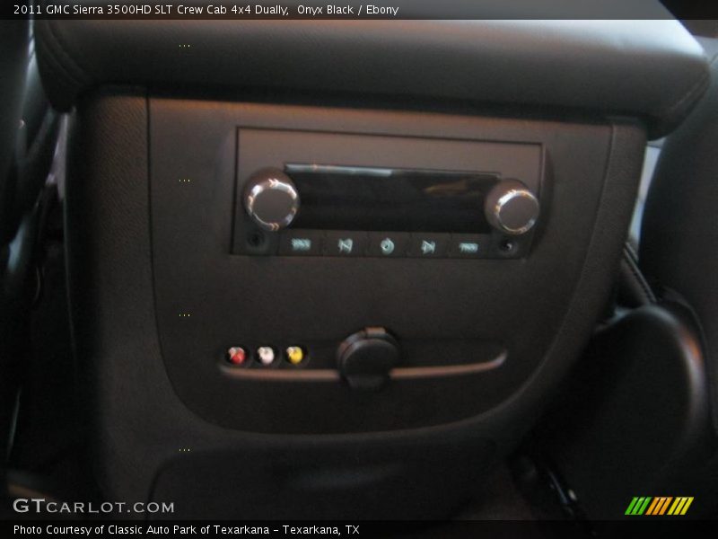 Onyx Black / Ebony 2011 GMC Sierra 3500HD SLT Crew Cab 4x4 Dually
