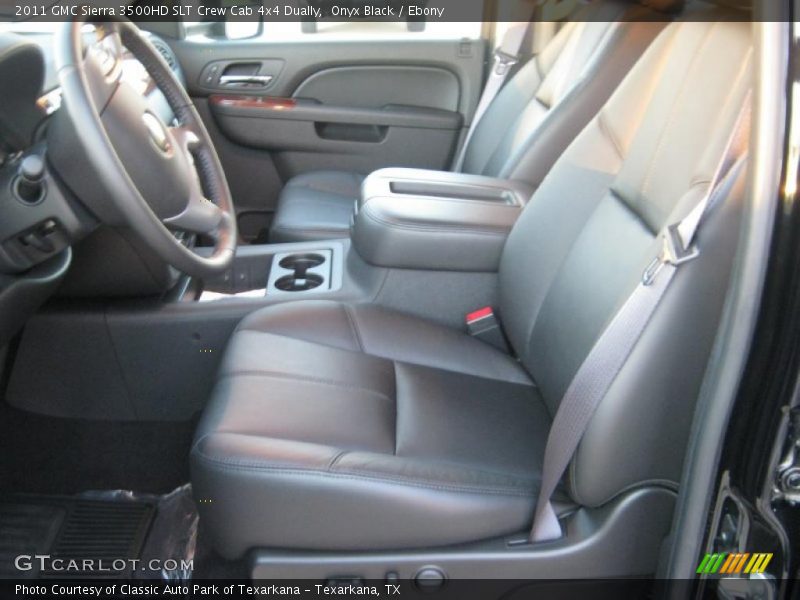  2011 Sierra 3500HD SLT Crew Cab 4x4 Dually Ebony Interior