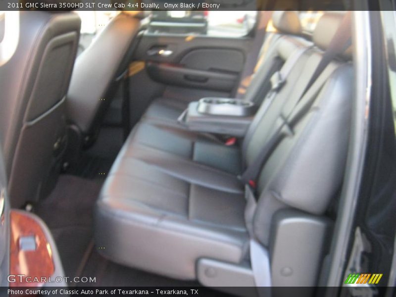 Onyx Black / Ebony 2011 GMC Sierra 3500HD SLT Crew Cab 4x4 Dually