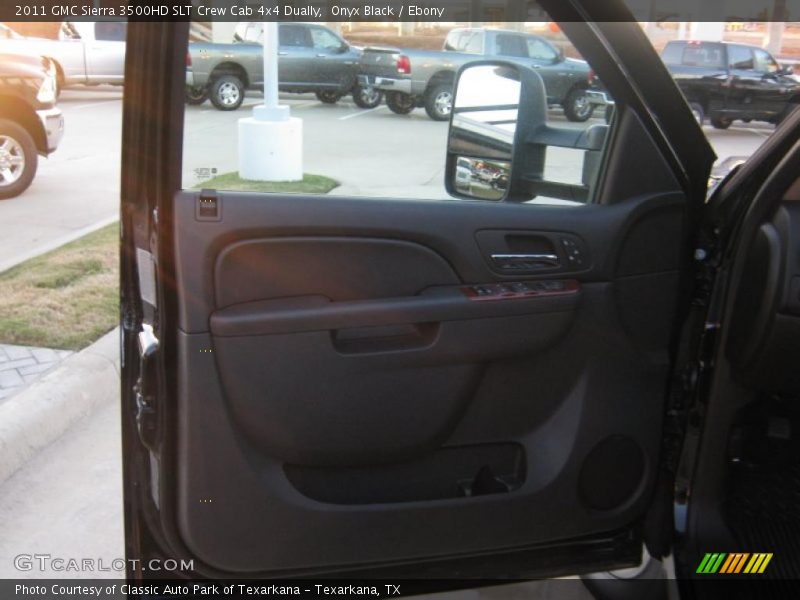 Onyx Black / Ebony 2011 GMC Sierra 3500HD SLT Crew Cab 4x4 Dually