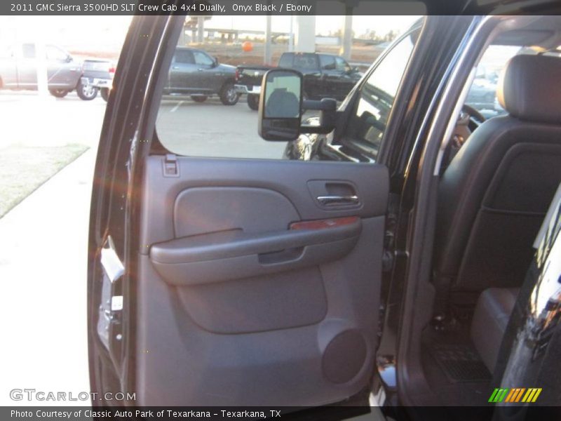 Onyx Black / Ebony 2011 GMC Sierra 3500HD SLT Crew Cab 4x4 Dually