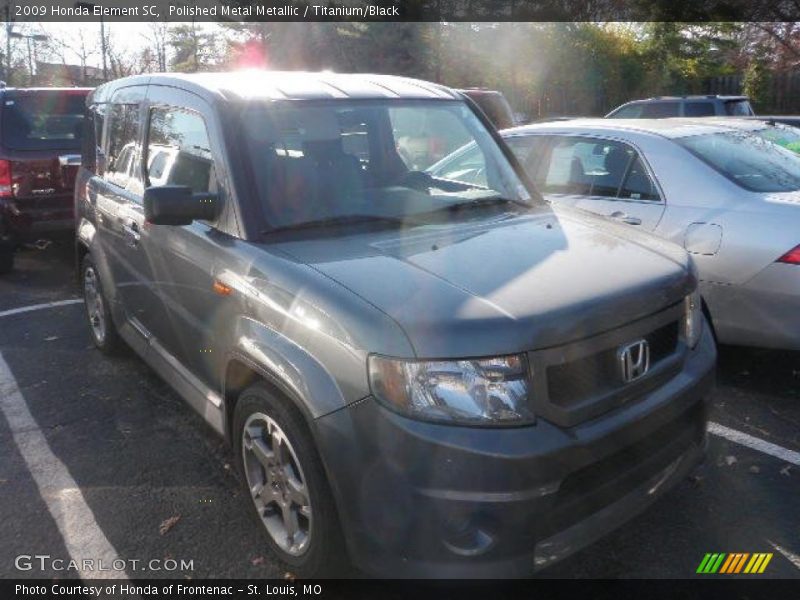 Polished Metal Metallic / Titanium/Black 2009 Honda Element SC