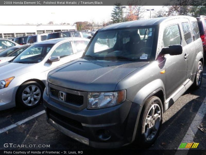 Polished Metal Metallic / Titanium/Black 2009 Honda Element SC