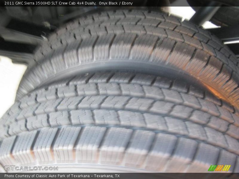 Onyx Black / Ebony 2011 GMC Sierra 3500HD SLT Crew Cab 4x4 Dually