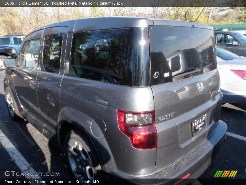 Polished Metal Metallic / Titanium/Black 2009 Honda Element SC