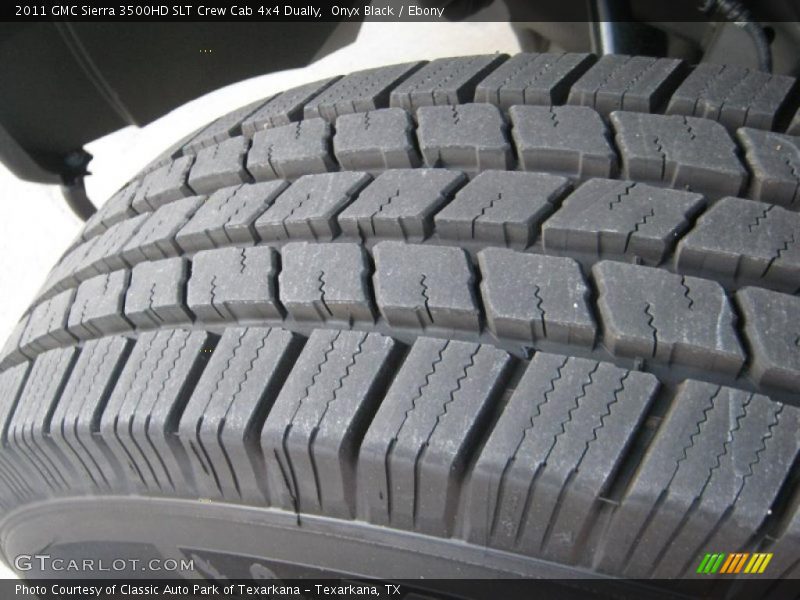 Onyx Black / Ebony 2011 GMC Sierra 3500HD SLT Crew Cab 4x4 Dually