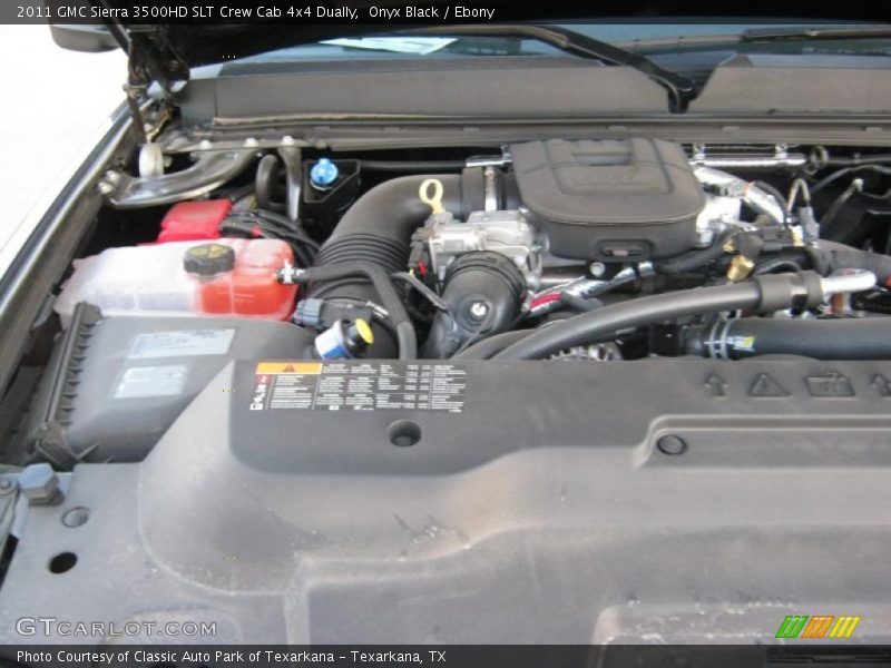 Onyx Black / Ebony 2011 GMC Sierra 3500HD SLT Crew Cab 4x4 Dually