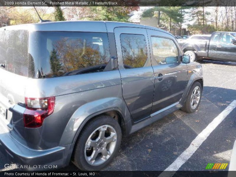 Polished Metal Metallic / Titanium/Black 2009 Honda Element SC