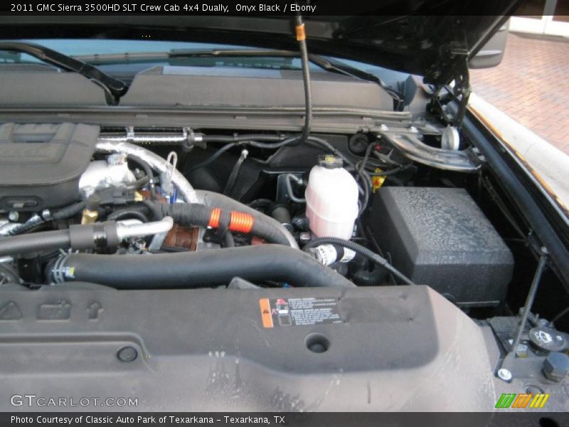 Onyx Black / Ebony 2011 GMC Sierra 3500HD SLT Crew Cab 4x4 Dually