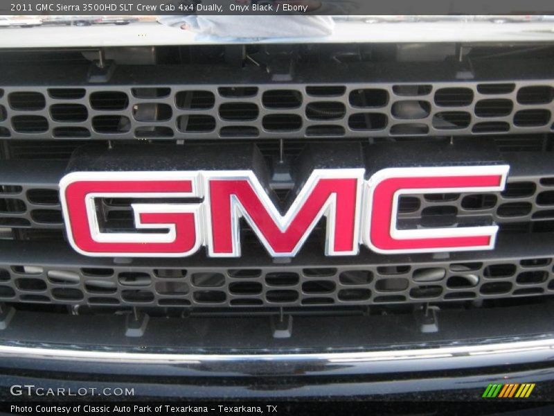 Onyx Black / Ebony 2011 GMC Sierra 3500HD SLT Crew Cab 4x4 Dually