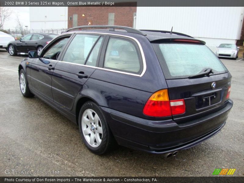 Orient Blue Metallic / Beige 2002 BMW 3 Series 325xi Wagon