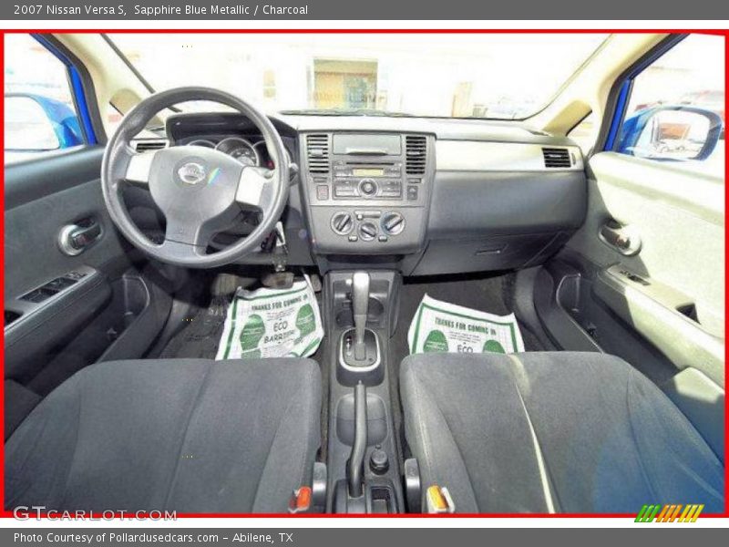 Sapphire Blue Metallic / Charcoal 2007 Nissan Versa S