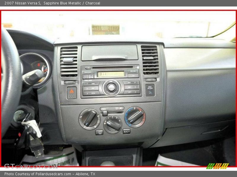 Sapphire Blue Metallic / Charcoal 2007 Nissan Versa S