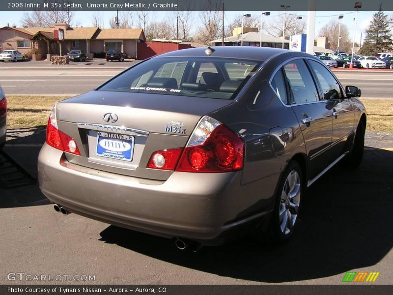 Umbria Gray Metallic / Graphite 2006 Infiniti M 35x Sedan