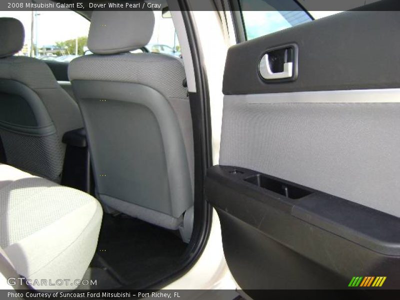 Dover White Pearl / Gray 2008 Mitsubishi Galant ES