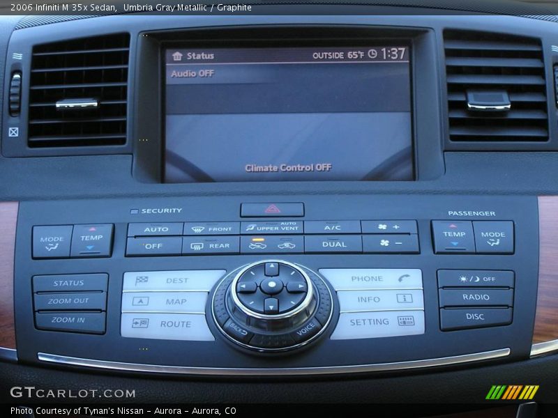 Umbria Gray Metallic / Graphite 2006 Infiniti M 35x Sedan