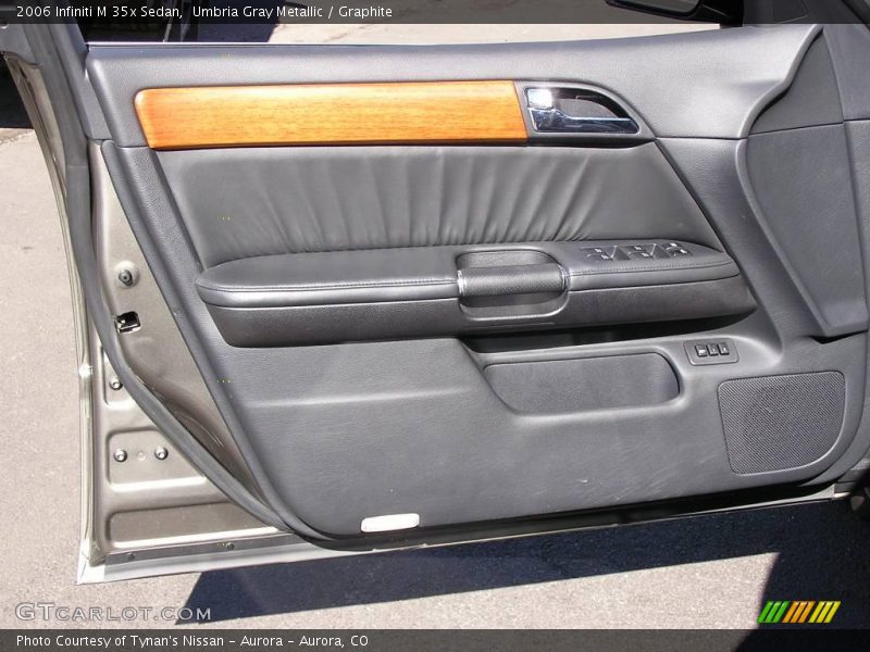 Umbria Gray Metallic / Graphite 2006 Infiniti M 35x Sedan