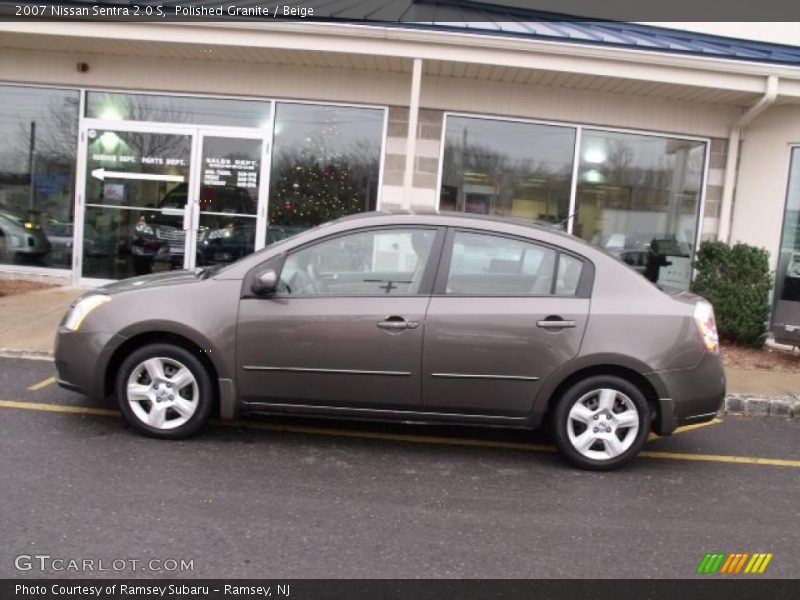 Polished Granite / Beige 2007 Nissan Sentra 2.0 S