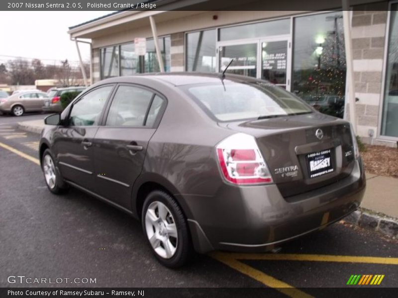 Polished Granite / Beige 2007 Nissan Sentra 2.0 S