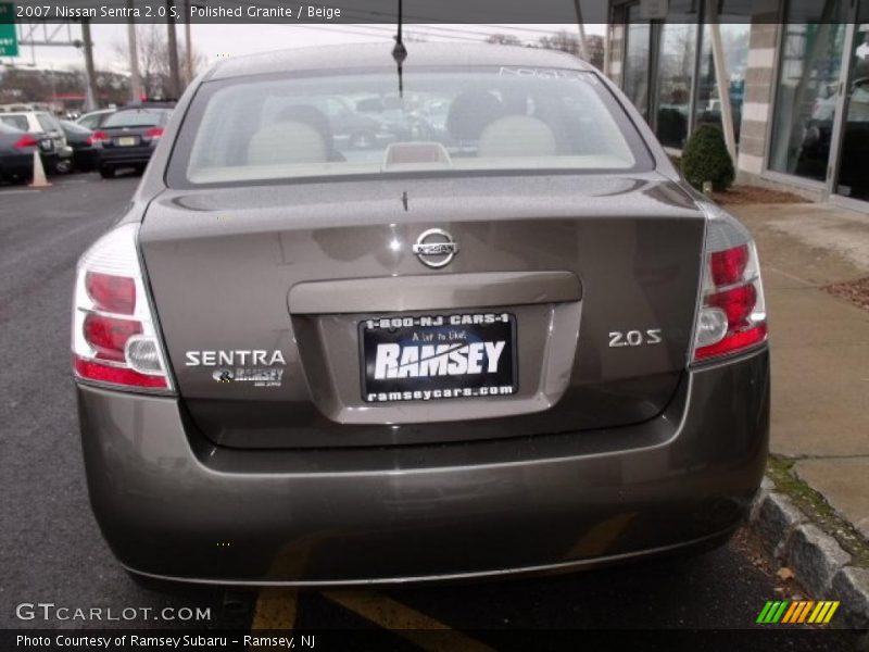 Polished Granite / Beige 2007 Nissan Sentra 2.0 S