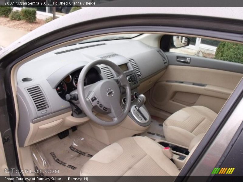 Polished Granite / Beige 2007 Nissan Sentra 2.0 S