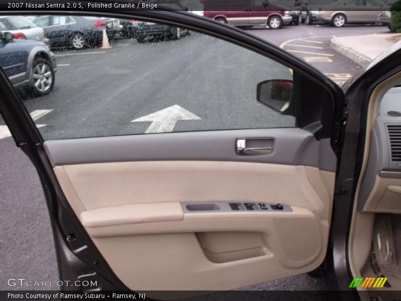 Polished Granite / Beige 2007 Nissan Sentra 2.0 S