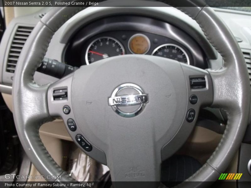 Polished Granite / Beige 2007 Nissan Sentra 2.0 S