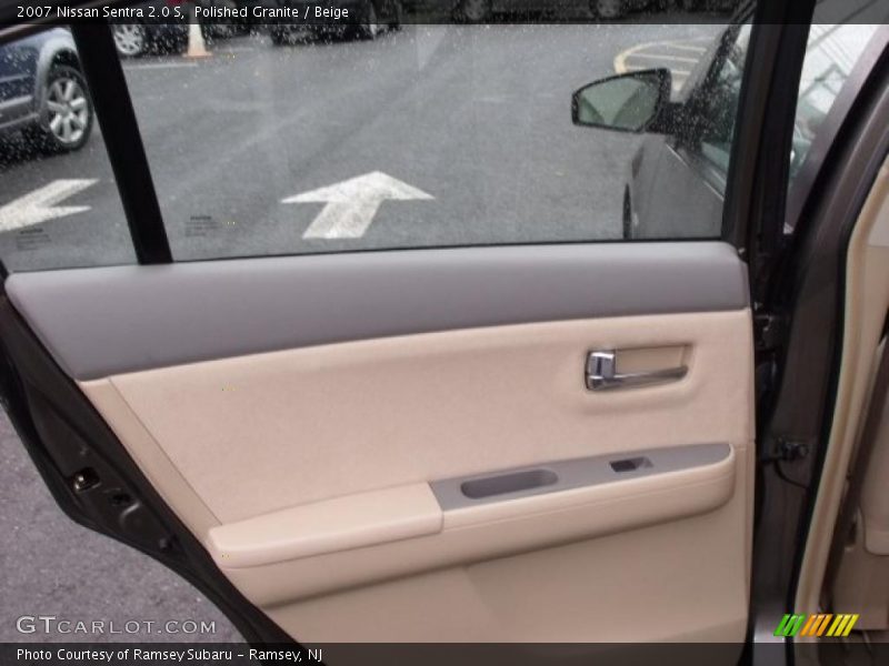 Polished Granite / Beige 2007 Nissan Sentra 2.0 S