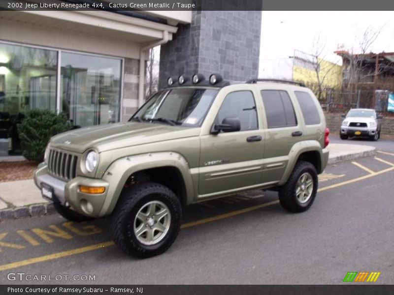 Cactus Green Metallic / Taupe 2002 Jeep Liberty Renegade 4x4