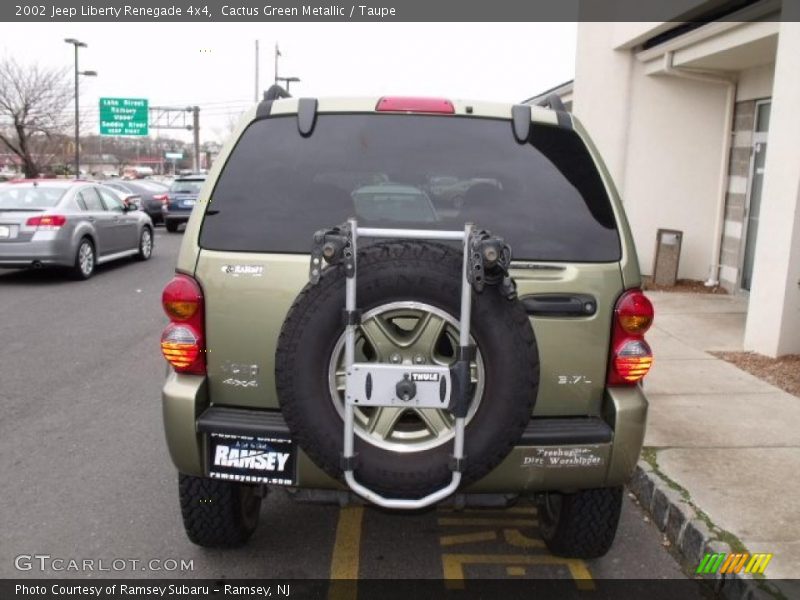 Cactus Green Metallic / Taupe 2002 Jeep Liberty Renegade 4x4