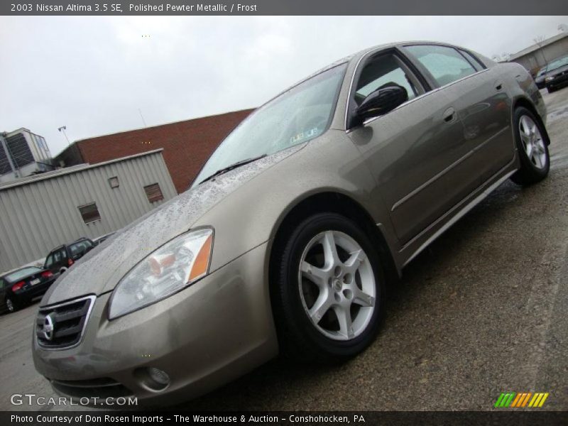 Polished Pewter Metallic / Frost 2003 Nissan Altima 3.5 SE
