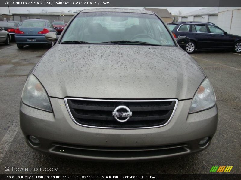 Polished Pewter Metallic / Frost 2003 Nissan Altima 3.5 SE