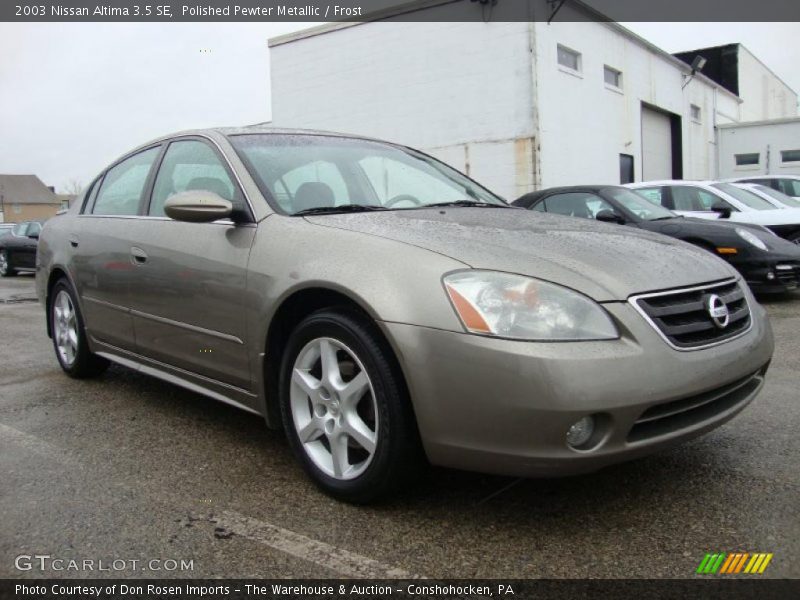 Polished Pewter Metallic / Frost 2003 Nissan Altima 3.5 SE