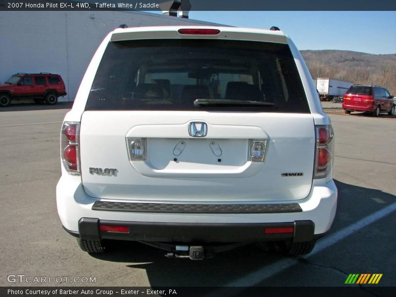 Taffeta White / Saddle 2007 Honda Pilot EX-L 4WD