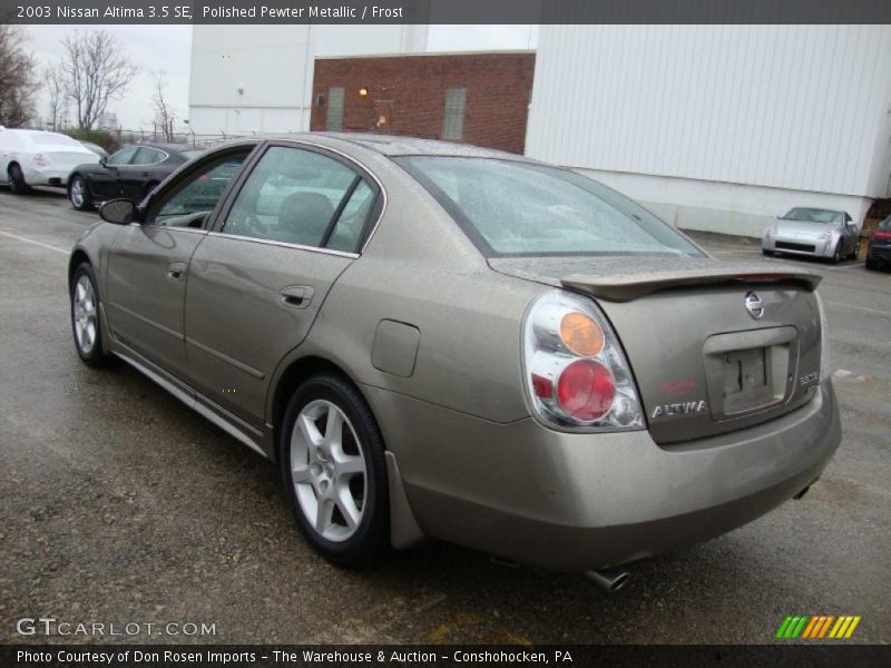 Polished Pewter Metallic / Frost 2003 Nissan Altima 3.5 SE