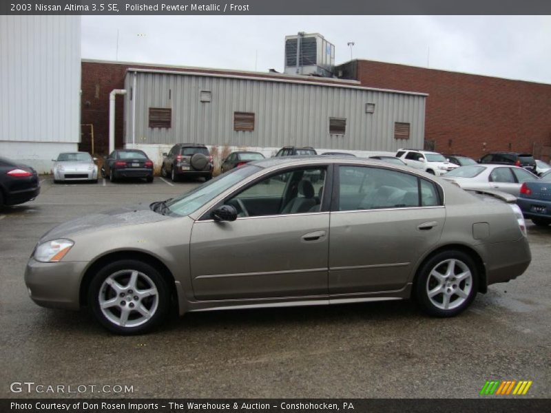 Polished Pewter Metallic / Frost 2003 Nissan Altima 3.5 SE