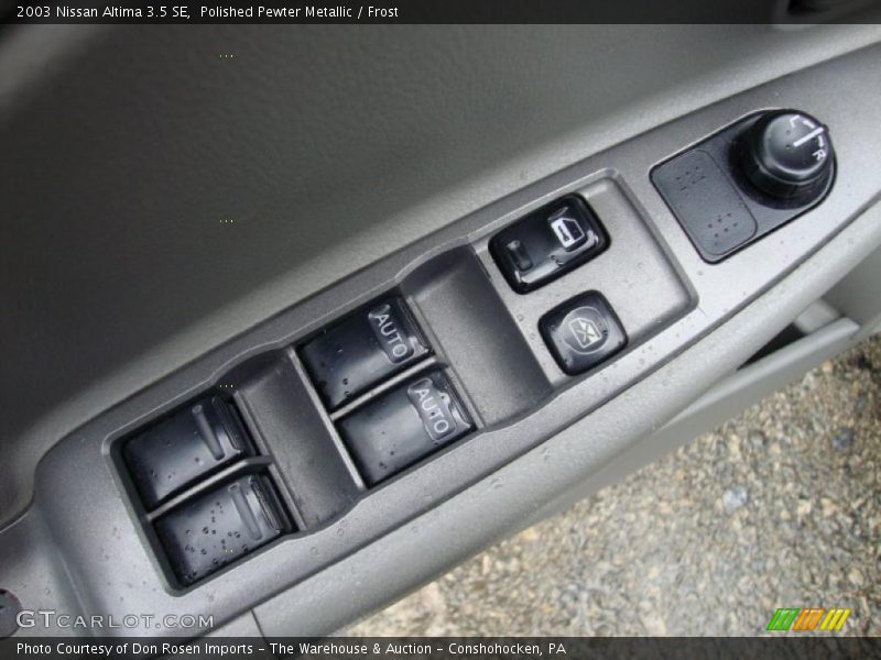 Controls of 2003 Altima 3.5 SE