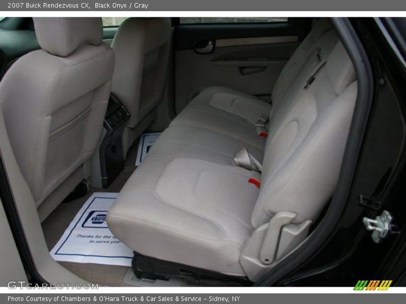Black Onyx / Gray 2007 Buick Rendezvous CX